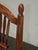 Pair of Vintage Rustic French Country Rush Seat Wheat Sheaf Arm Chairs ~ Dark #3 For Sale In Los Angeles - Image 6 of 16