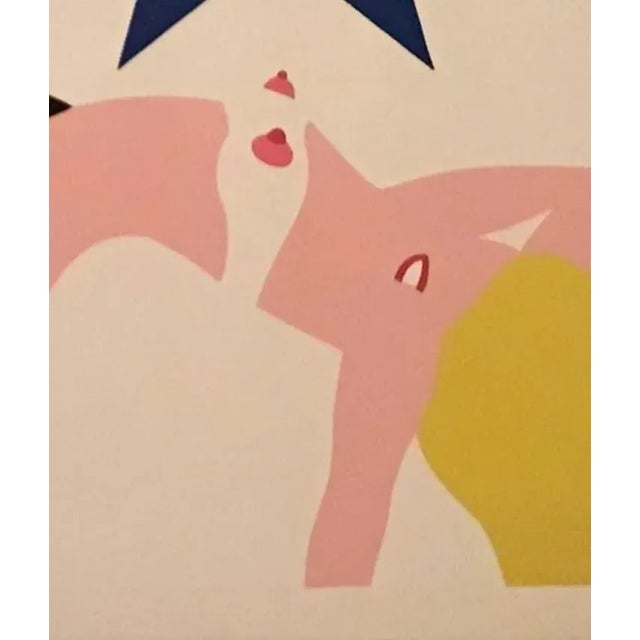 Tom Wesselmann 1931–2004. Great American Nude for Banner. Circa 1968 screenprint in colors. This work is from the limited...