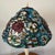 This Vintage Art Nouveau Handcrafted Tiffany Style Rose Stained Glass Table Lamp is a stunning piece that exudes a sense...