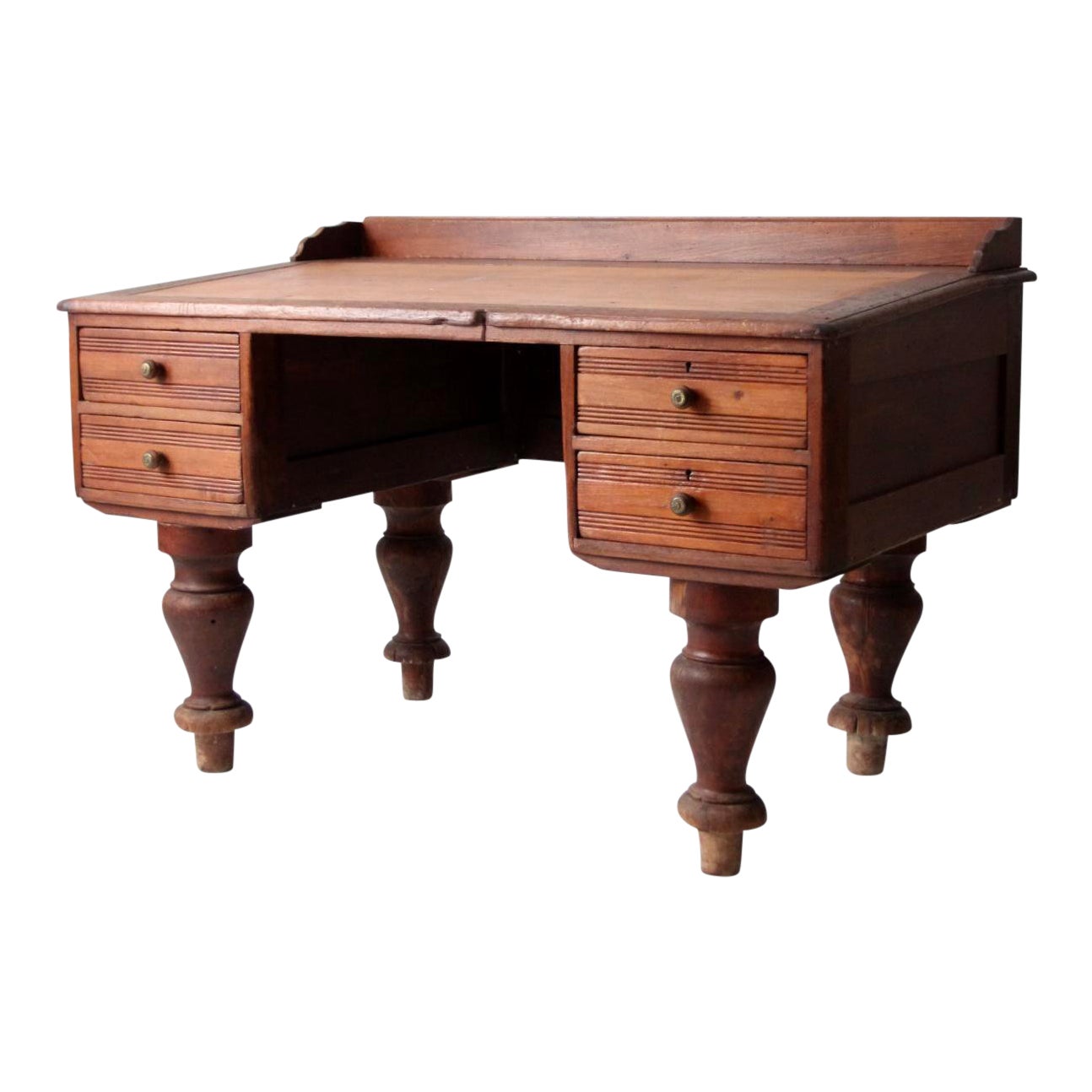 Antique Railroad Desk Chairish