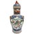 Mid 20th Century Monumental 21" Chinese Famille Rose Medallion Porcelain Palace Jars With Foo Dog Lids For Sale - Image 4 of 14