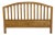 Ragazzi Furniture Solid Oak Early American Country Full Size Slatted Headboard - Made in Quebec For Sale