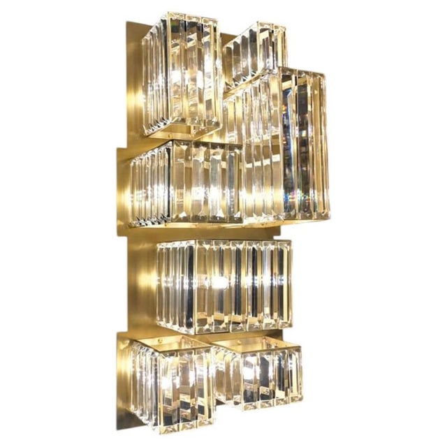 Collection Labirinto Wall Lamp in Metal and Crystal by Jago For Sale - Image 13 of 13