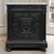 French 19th Century French Napoleon III Ebonized Neoclassical Cabinet With Carrara Marble For Sale - Image 3 of 18