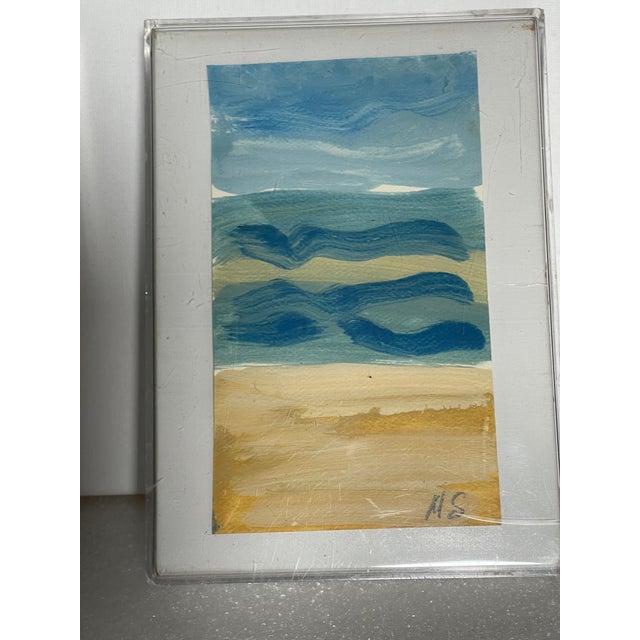 Abstract Dyptich Sunny Isles Beach in Acrylic Frame For Sale In Miami - Image 6 of 6