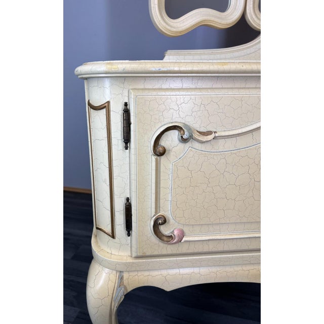 Louis XVI French Carved Dressing Table For Sale - Image 10 of 15