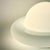 Space Age UFO Ceiling Lamp in White Opaline Glass, Italy, 1970s For Sale - Image 4 of 15