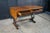 Antique Early 19th C. Regency Flame Mahogany Lyre Base Drop Leaf Sofa Table Desk For Sale - Image 9 of 16