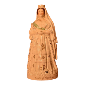 Large Antique English Staffordshire Figure of the Queen of England