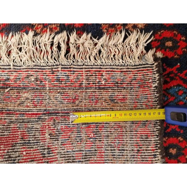 Long Middle Eastern Hamedan Rug For Sale - Image 3 of 4