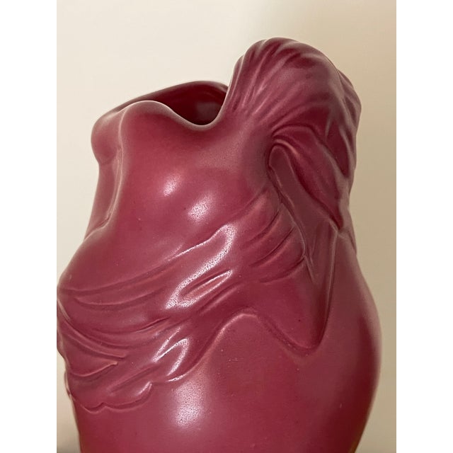 Rare 1920s Vintage Van Briggle (Lorelei) Woman in the Well Vase For Sale - Image 9 of 12
