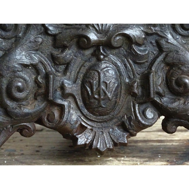 Brown Antique Iron Kitchen Scale Wirtschafts, Ornate Household Scale For Sale - Image 8 of 12