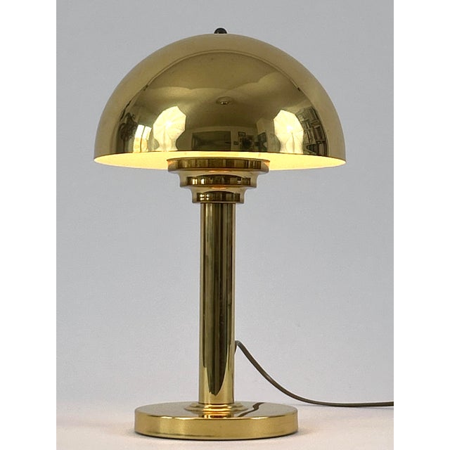1970s Mid-Century Modern Brass Table Lamp from WSB, Germany, 1970s For Sale - Image 5 of 18