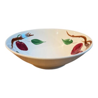 Vintage Blue Ridge Pottery Crab Apple Serving Bowl For Sale