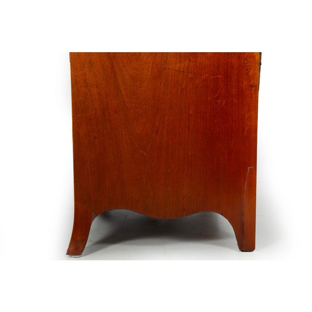 Brown Rare American Federal Mahogany Cylinder Desk, Baltimore or Annapolis Ca. 1800 For Sale - Image 8 of 18