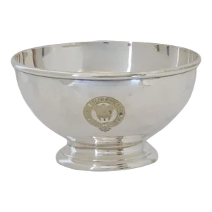 Antique Mappin & Webb for Pacific Steam Navigation Co. Hotelware Snack / Dessert Bowl