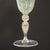 Set of 8 Hand-Blown Murano Latticino Blue & Chartreuse Wine Glasses W/ 24k Gold For Sale - Image 17 of 18