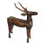 Mid 20th Century Javanese Wood Deer For Sale