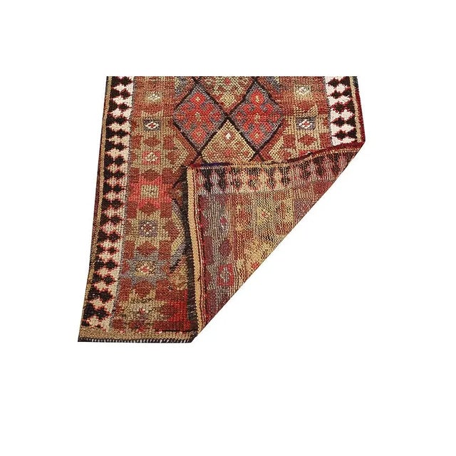 Mid 20th Century Vintage Wool Runner For Sale - Image 5 of 7