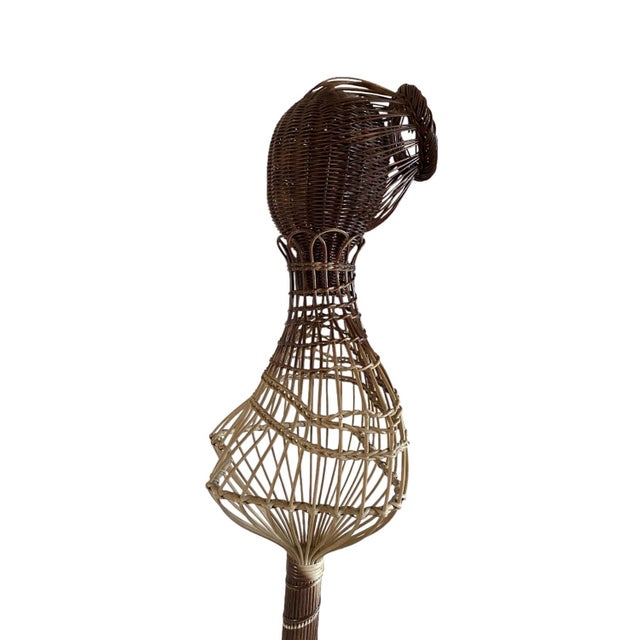 Mid-Century Wicker Mannequin, 1950s For Sale - Image 18 of 18