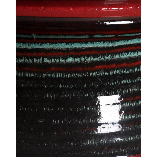 1970s Pagoda Floor Vase from Scheurich Keramik, 1970s For Sale - Image 5 of 10