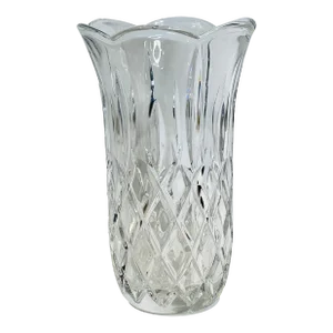 1980s Gorham King Edward Vase With Scalloped Edge