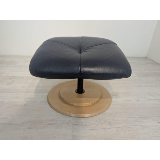 Leather Armchair with Ottoman by Verikon Lund & Paarman, 1960s, Set of 2 For Sale - Image 14 of 18