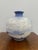 A breathtaking, authentic antique German porcelain/earthenware bulbous vase produced by the celebrated Franz Anton Mehlem...