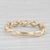 New 0.24ctw Diamond Stackable Ring 14k Yellow Gold Wedding Band Size 7.5 For Sale - Image 4 of 8