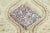 Textile Contemporary Block Print Floral Natural Silk Square Rug by Rug & Kilim, India For Sale - Image 7 of 8
