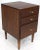 Brown 1960s Mid-Century Modern Solid Oiled Walnut 3-Drawer End Table For Sale - Image 8 of 8