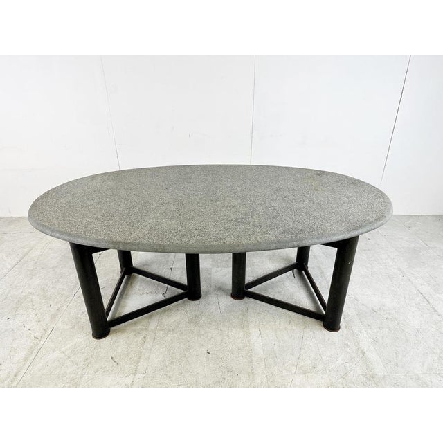 Oval Dining Table by Jan Vlug, 1970s For Sale - Image 10 of 12