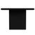 2020s Halmstad 74 in. W Rectangular Wood Panel Dining Table, Black For Sale - Image 5 of 7