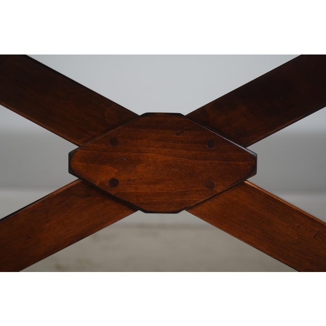 Nichols & Stone by Stickley Trestle Dining Room Table For Sale - Image 9 of 18