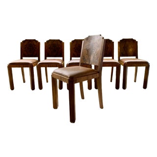 Art Deco Chairs in the style of Christian Krass, 1920s, Set of 6 For Sale