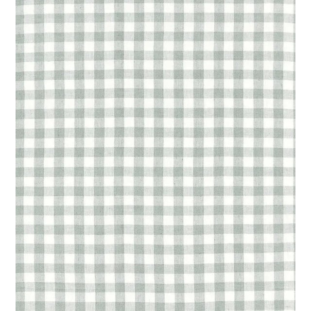 Traditional The House of Scalamandré Swedish Linen Check Fabric, Skylight For Sale - Image 3 of 3