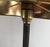 1940s French Brushed Steel and Brass Floor Lamp For Sale - Image 4 of 12