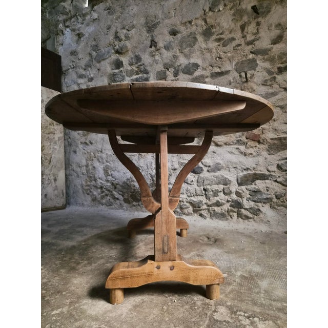 Antique Oak Wine Table, Burgundy, France, 1830 For Sale - Image 11 of 18