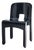Black Universal Chairs by Joe Colombo for Kartell, Italy, 1967, Set of 4 For Sale