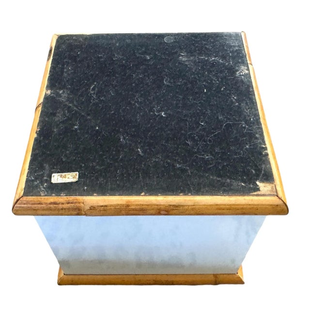 Vintage Tommaso Barbi Rattan Ice Bucket For Sale - Image 11 of 11