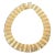 Vintage Reticulated Textural Gold Plated Collar Necklace, 1960's For Sale