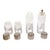 Sambonet Linea Q Cruet Set Glass Stainless Steel Salt Pepper Oil Vinegar - 5 pcs For Sale - Image 11 of 16