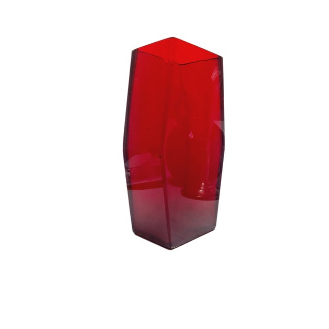 Art Deco Glass Vase by Joseph Hoffmann from Moser, Czechoslovakia, 1930s, in Very Good conditions. Designed 1920 to 1949 I...