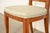 Kindel Furniture Regency Solid Cherry Wood Klismos Side Chairs or Dining Chairs, Pair For Sale - Image 10 of 15
