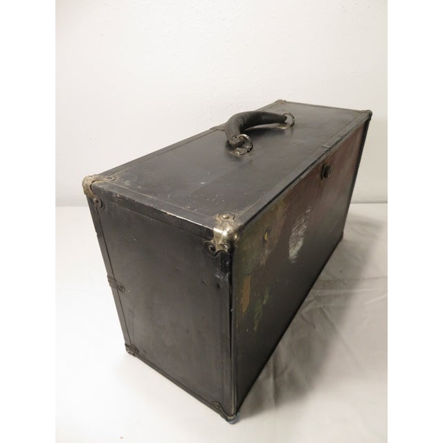 Antique 8 Drawer Oak Machinists Cabinet Tool Box ~ Wood Chest ~ Industrial Art For Sale - Image 16 of 18