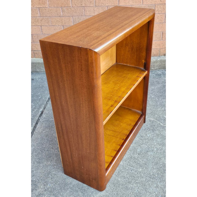 Mid 20th Century Solid Mahogany Encyclopedia Bookcase, Circa 1960s