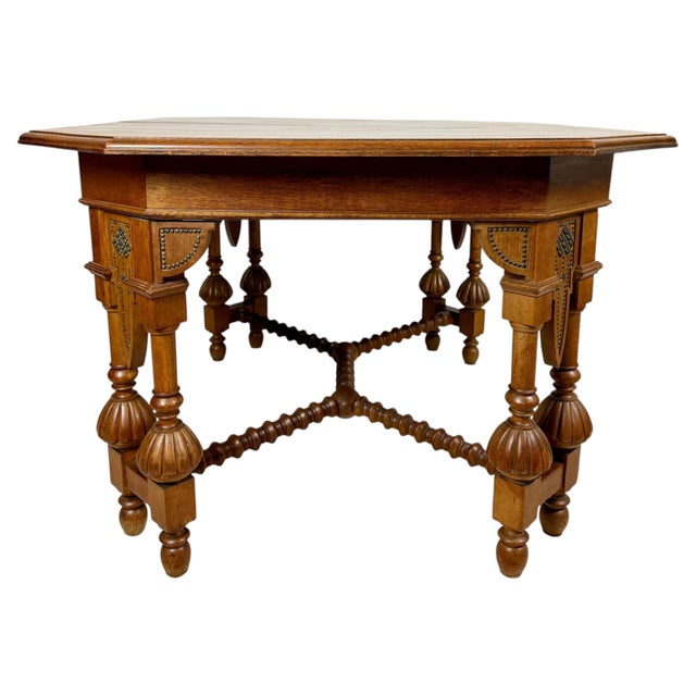 Spanish Renaissance Revival Table, 20th Century For Sale - Image 6 of 13