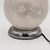 Space Age Spherical Table Lamp with Satin Glass Globe and Chrome Base, 1970s For Sale - Image 6 of 7