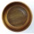 American Primitive Artisan Hand Turned Dough Wood Bowl For Sale - Image 3 of 9
