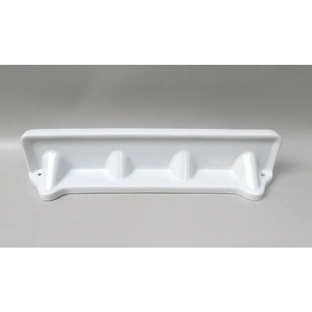 Bathroom Tray Wall Console in Porcelain White, 1950s For Sale - Image 10 of 18